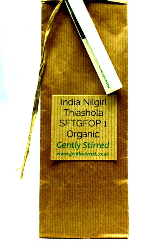 India - Nilgiri Thiashola - SFTGFOP- Grade 1 - Organic - Loose Leaf Black Tea - Gently Stirred
