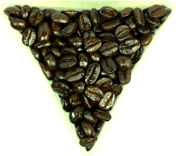 Indian Allana Tiger Stripes Espresso Blend Whole Bean Coffee Gently Stirred