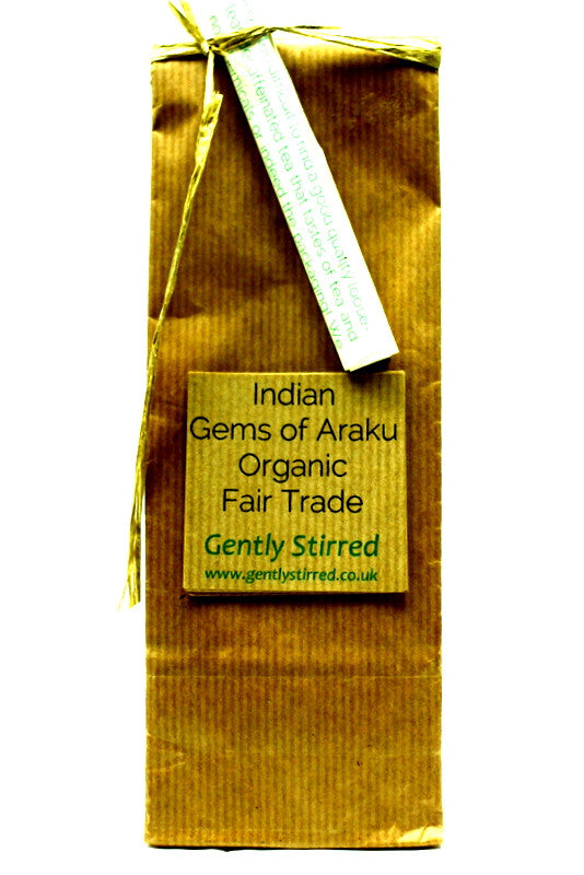 Indian Gems of Araku Organic Fair Trade Dark Roasted Coffee Strong But Not Bitter - Gently Stirred