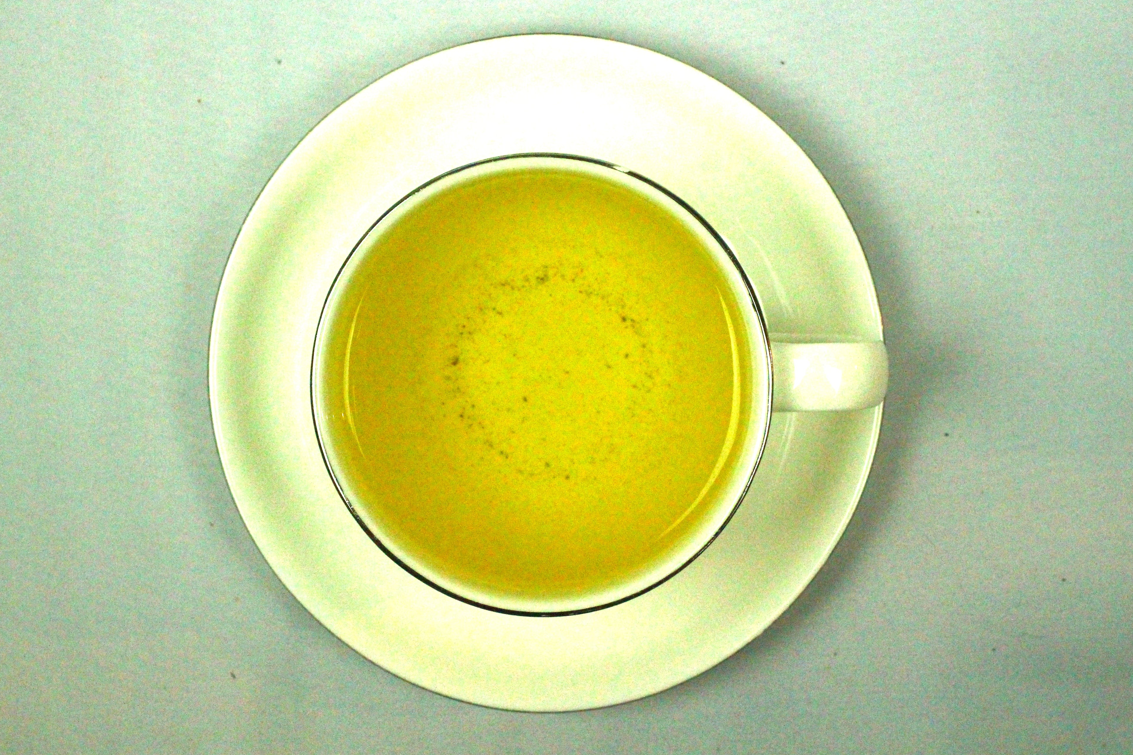 Japanese Bancha Organic Loose Leaf Healthy Green Tea Gently Stirred 