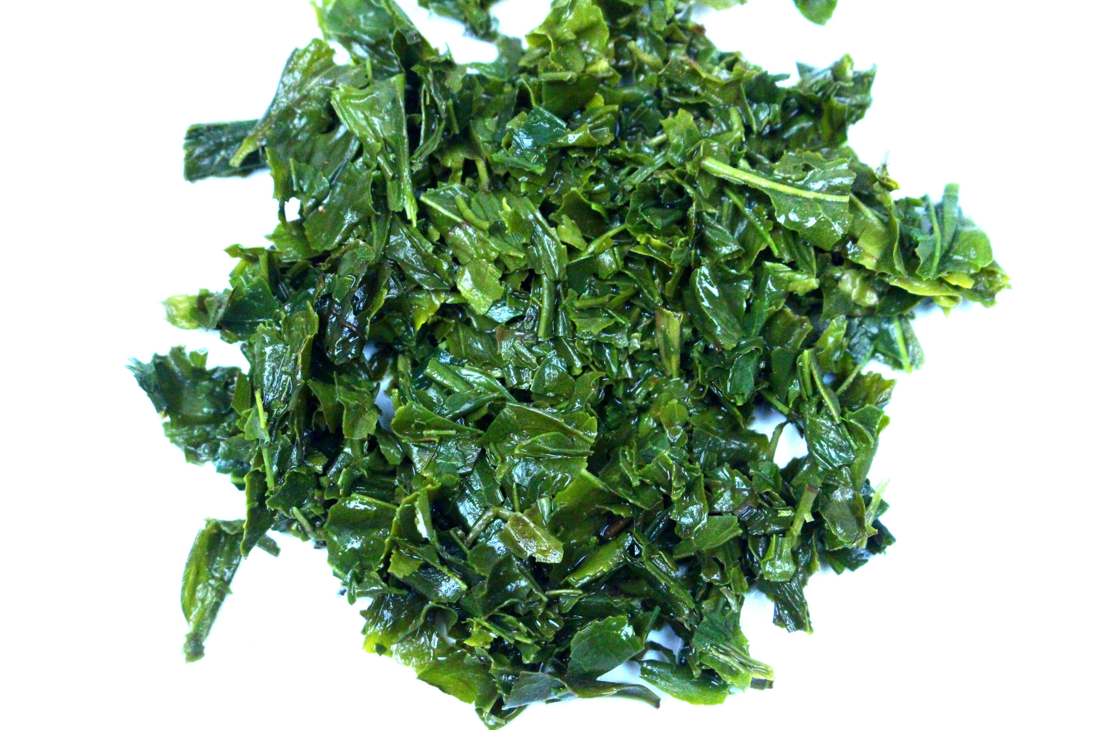 Japanese Bancha Organic Loose Leaf Healthy Green Tea Gently Stirred 