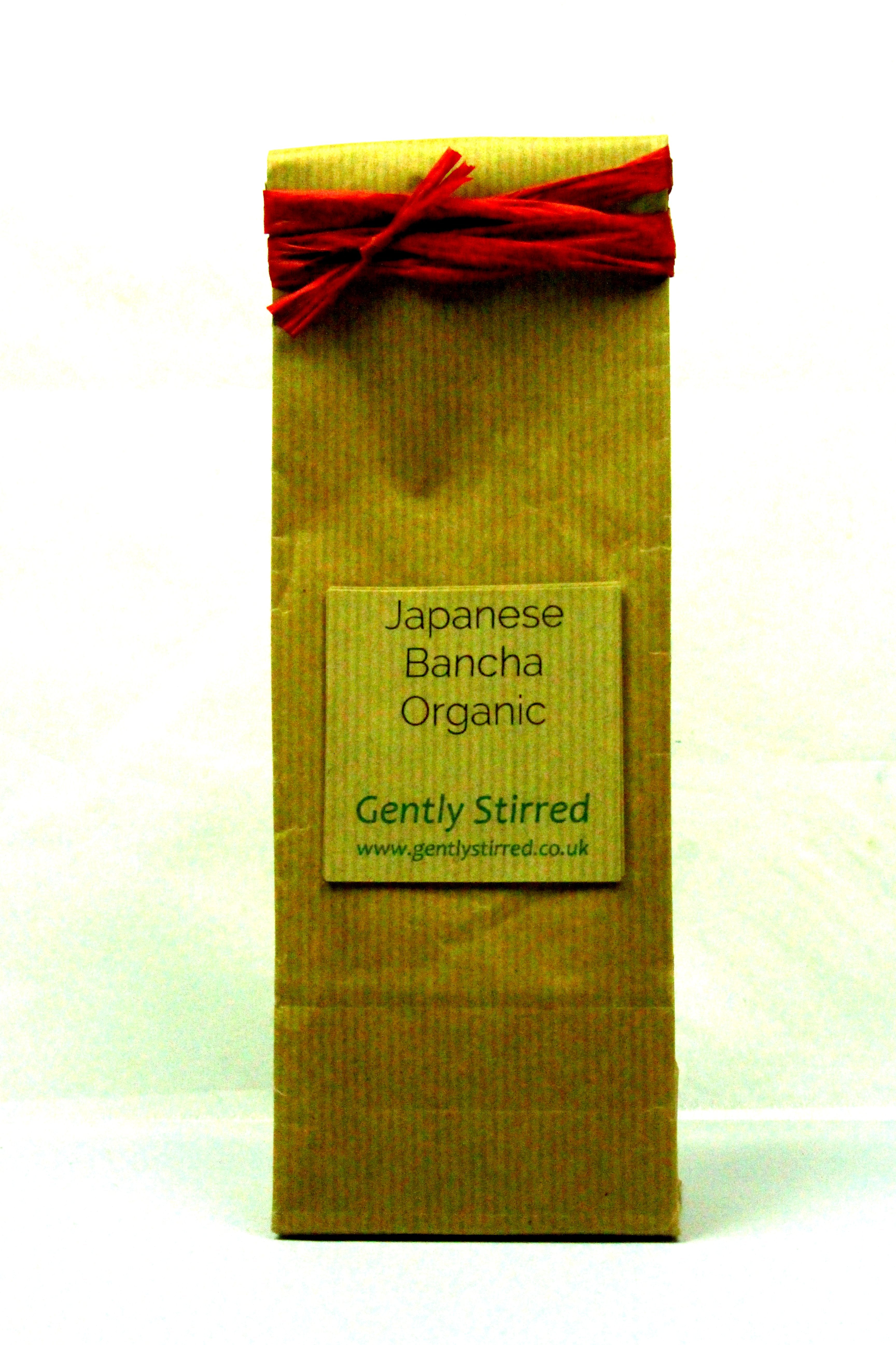 Japanese Bancha Organic Loose Leaf Healthy Green Tea Gently Stirred 