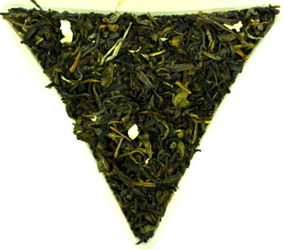 Jasmine with Flowers Loose Leaf Oolong Tea Extra Jasmine Flowers High Quality Chinese Traditional Tea Gently Stirred
