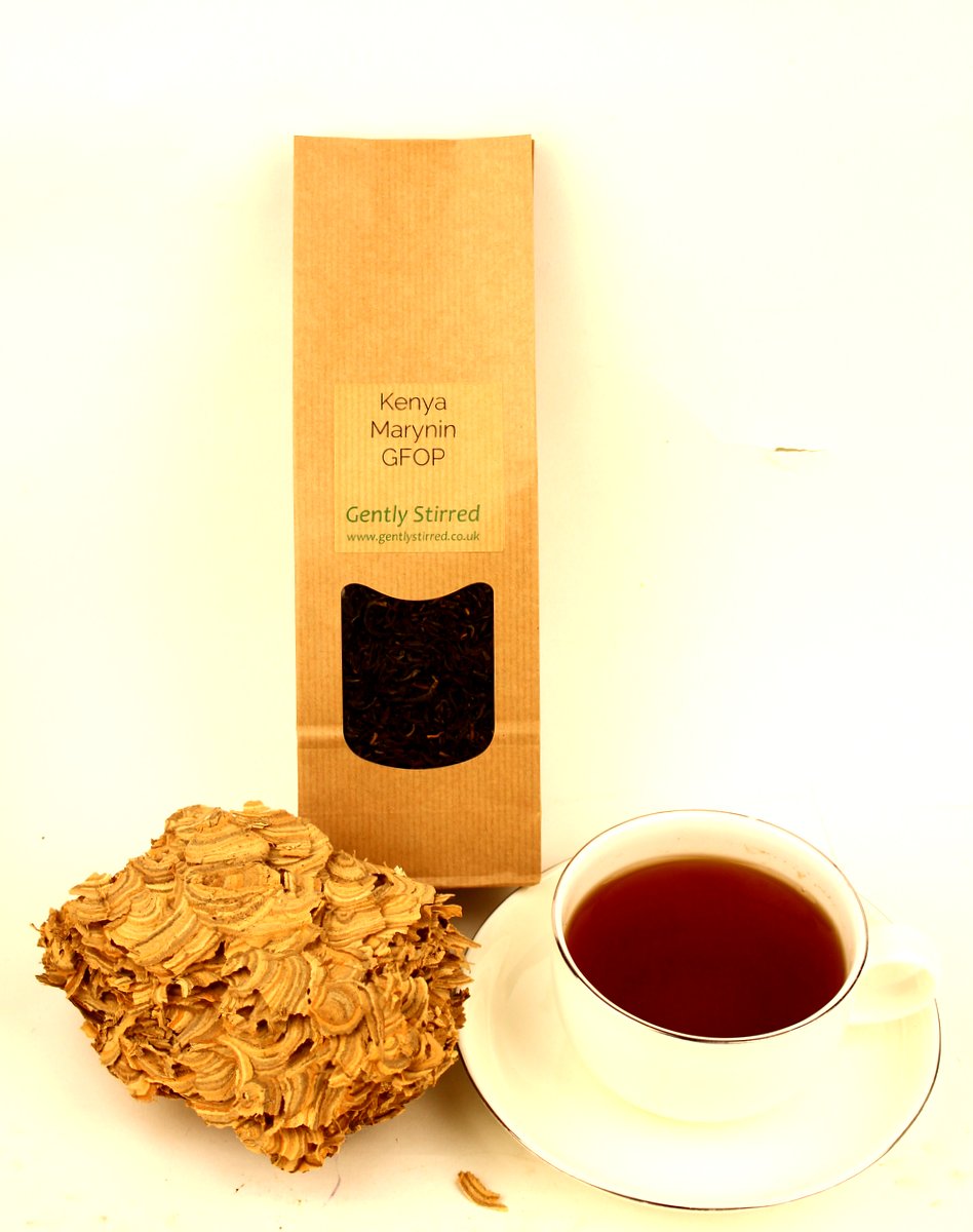 Kenya Marynin GFOP Loose Leaf Black Tea Gently Stirred