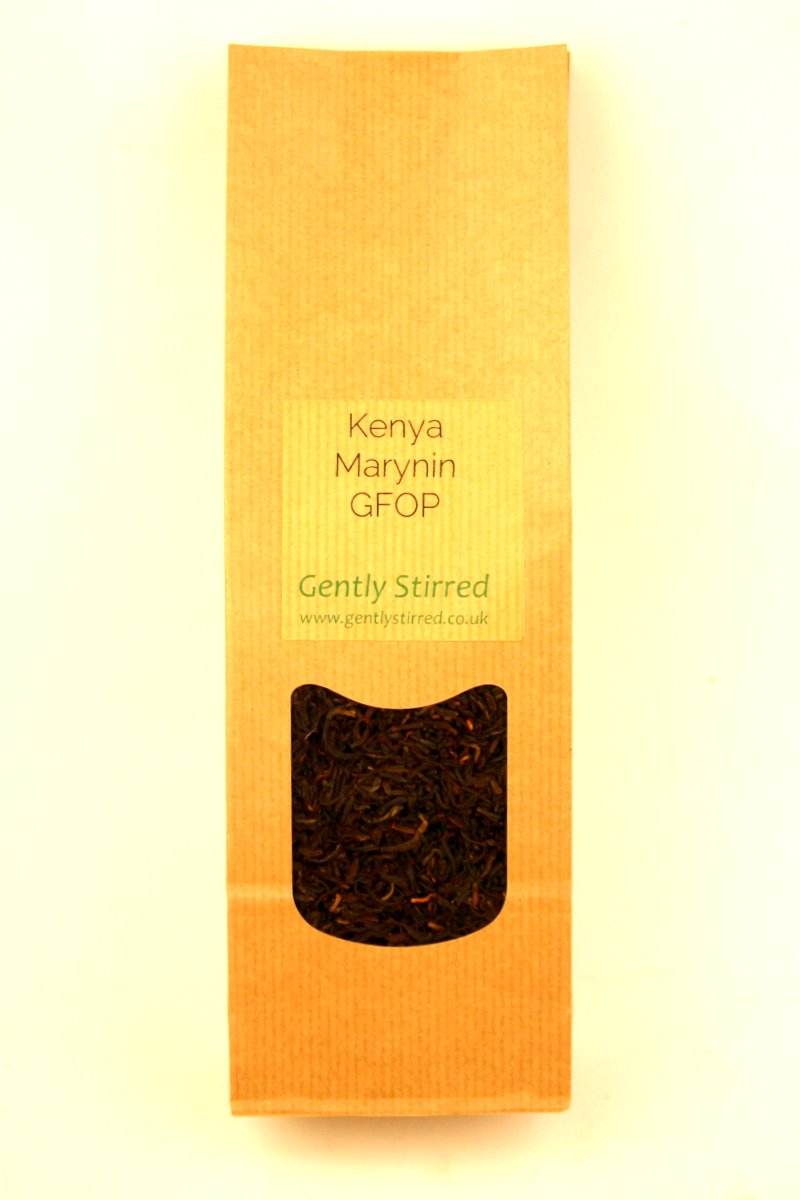 Kenya Marynin GFOP Loose Leaf Black Tea Gently Stirred