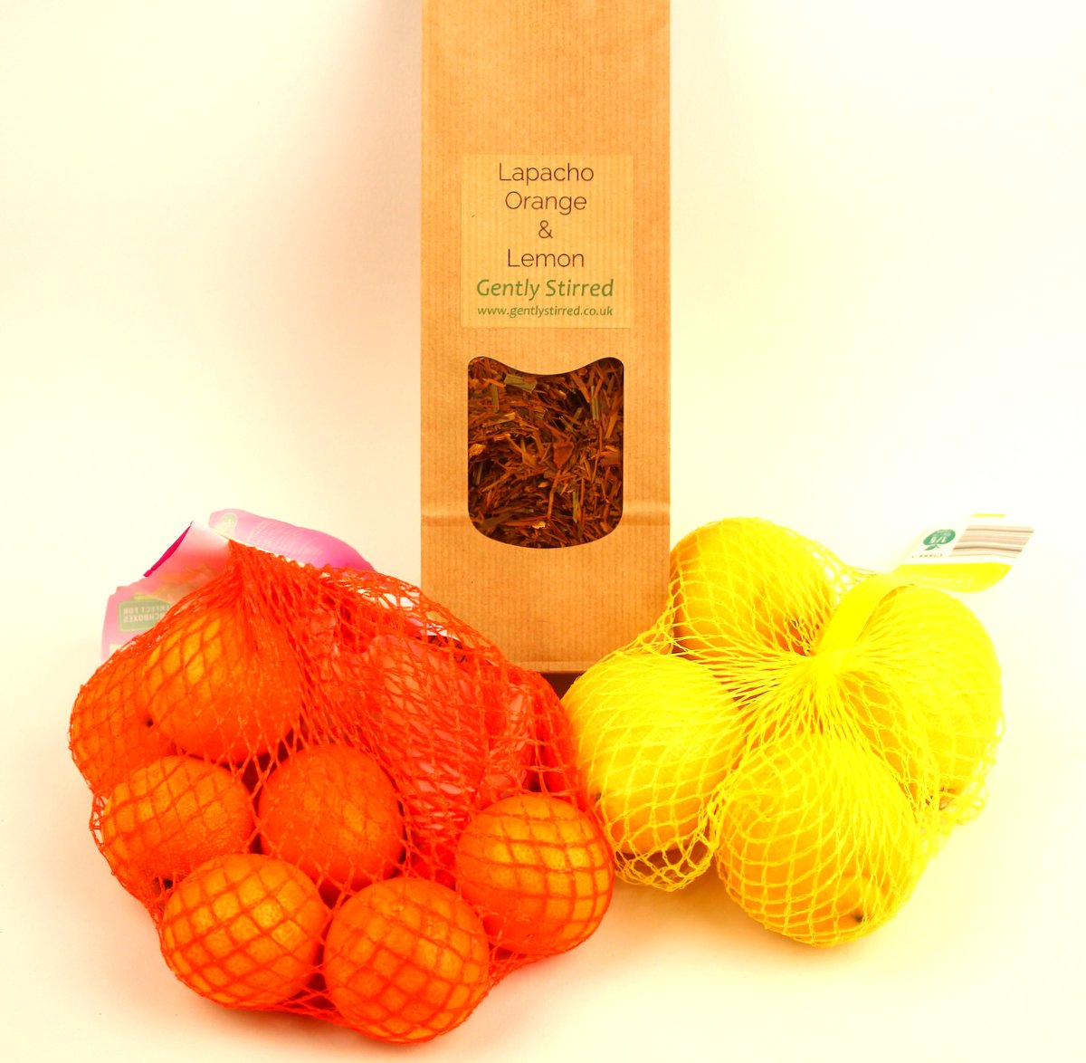 Lapacho Orange Lemon Healthy Infusion Gently Stirred
