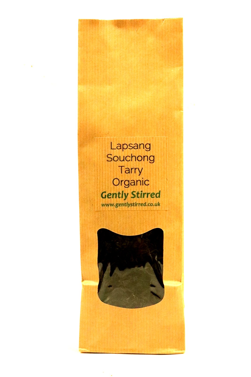 Lapsang Souchong Tarry Organic Loose Leaf Smoked Black Tea Gently Stirred