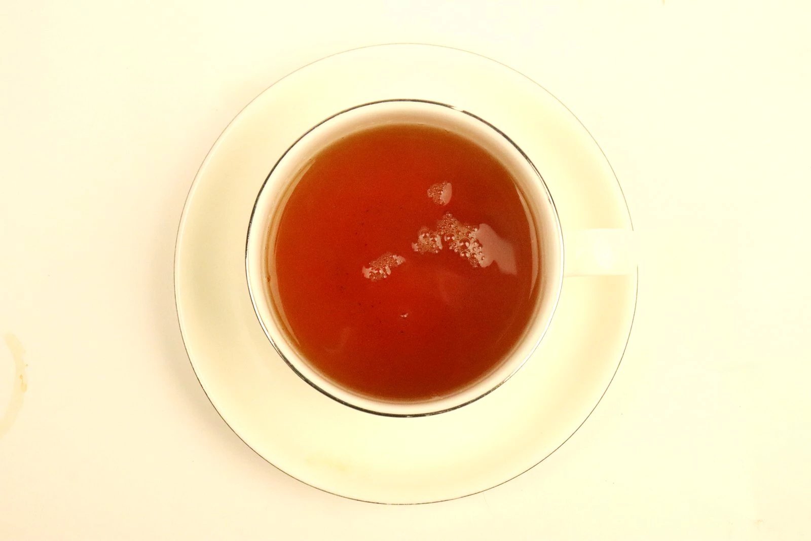 Lapsang Souchong Tarry Organic Loose Leaf Smoked Black Tea Gently Stirred