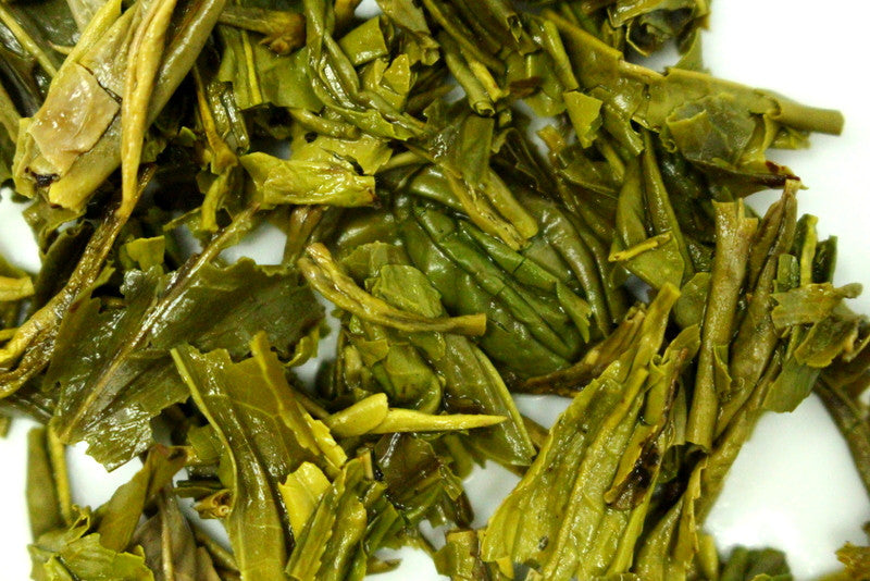 Lung Ching No1 Dragon Well Loose Leaf Green Tea Highest Grade Available Traditional Chinese Tea - Gently Stirred