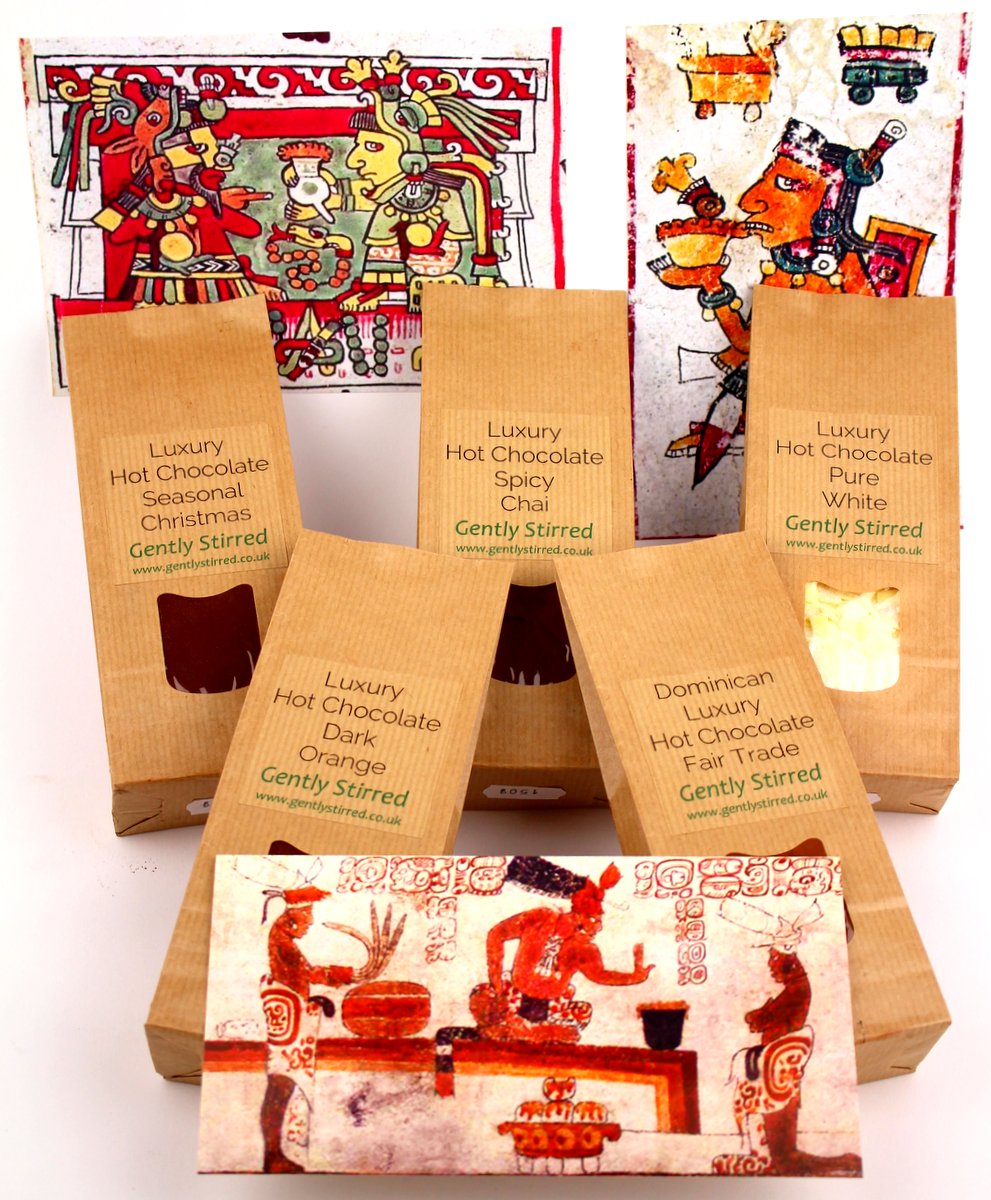 Luxury Hot Chocolate Powder Seasonal Christmas Gently Stirred
