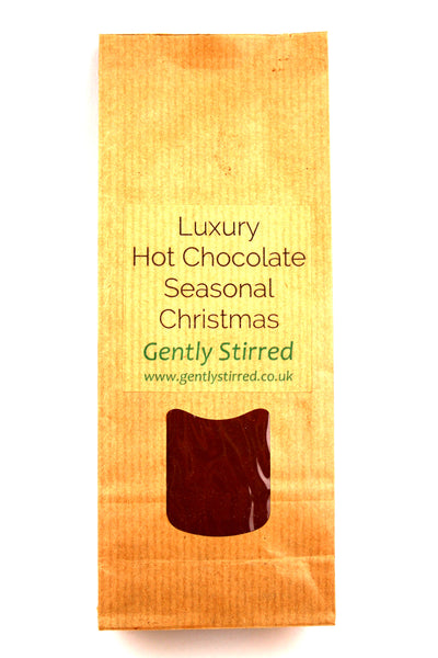 Luxury Hot Chocolate Powder Seasonal Christmas Gently Stirred