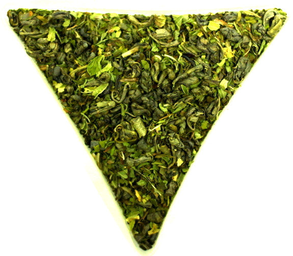 Gunpowder Maghrebi Mint Tea Healthy Green Tea and Moroccan Nana Spearmint Traditional Gently Stirred