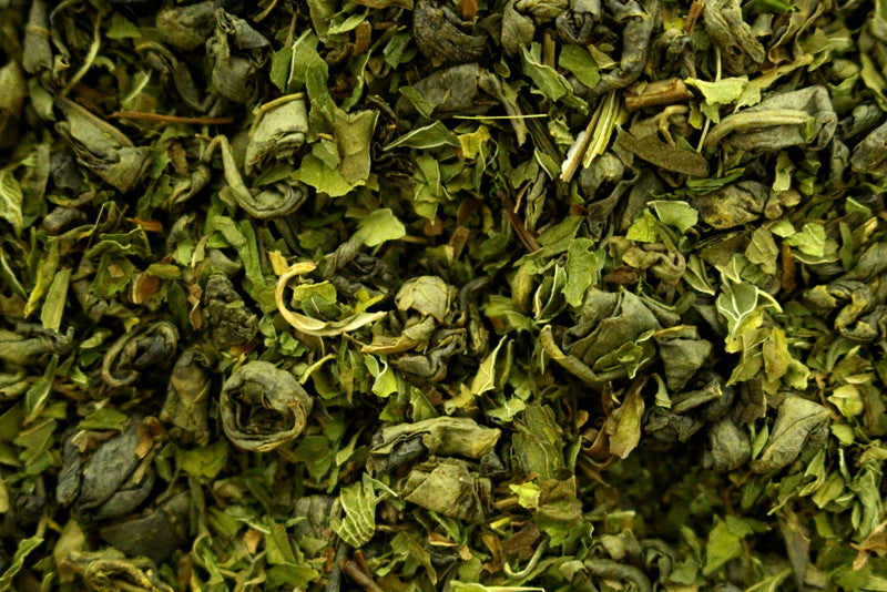Gunpowder -Maghrebi - Mint Tea -  Healthy Green Tea and Moroccan Nana Spearmint -Traditional - Gently Stirred