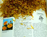 Marigold Petals - Herb Tea Or Tisane - Can Also Be Used In Cooking - in place of Saffron - Gently Stirred