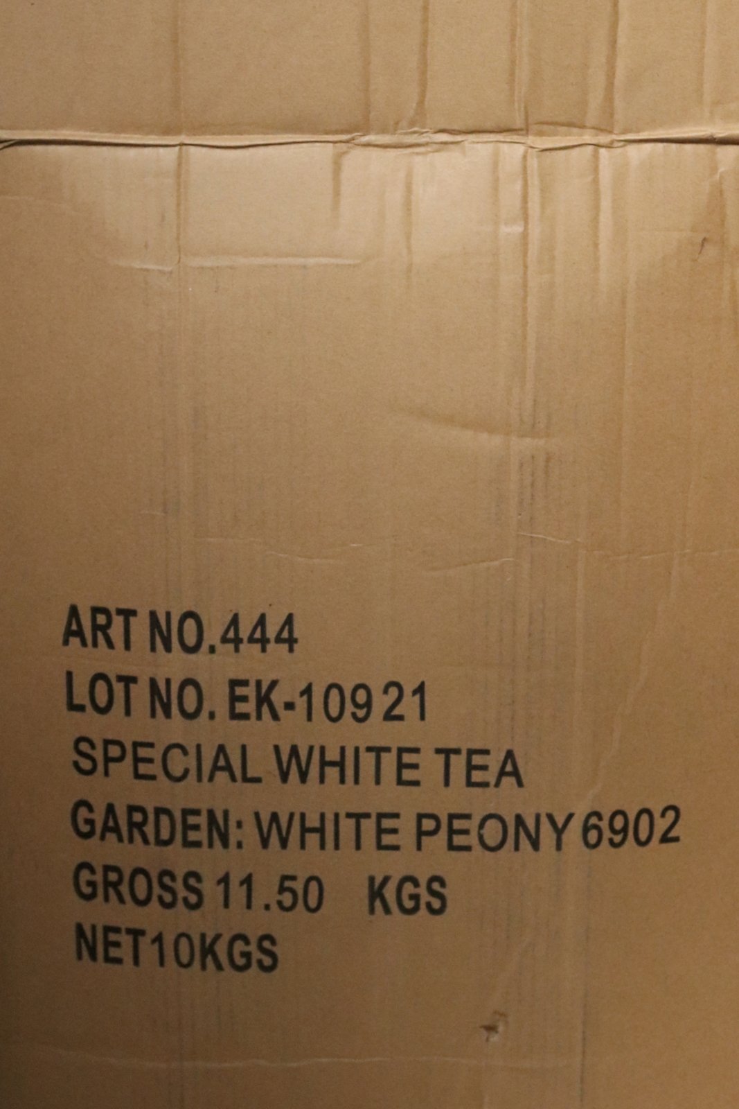 Pai Mu Tan White Peony 6902 Cafe Grade Loose Leaf White Tea Gently Stirred