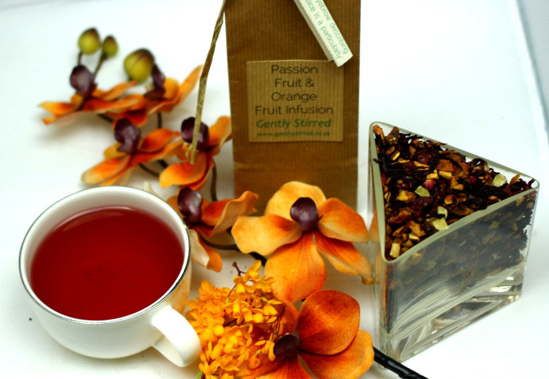 Passion Fruit And Orange - Fruit Infusion - Hot Or Cold Infusion - Wonderful - Gently Stirred