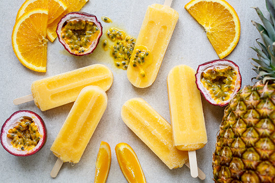 Passionfruit Orange Pineapple Papaya Fruit Infusion Gently Stirred