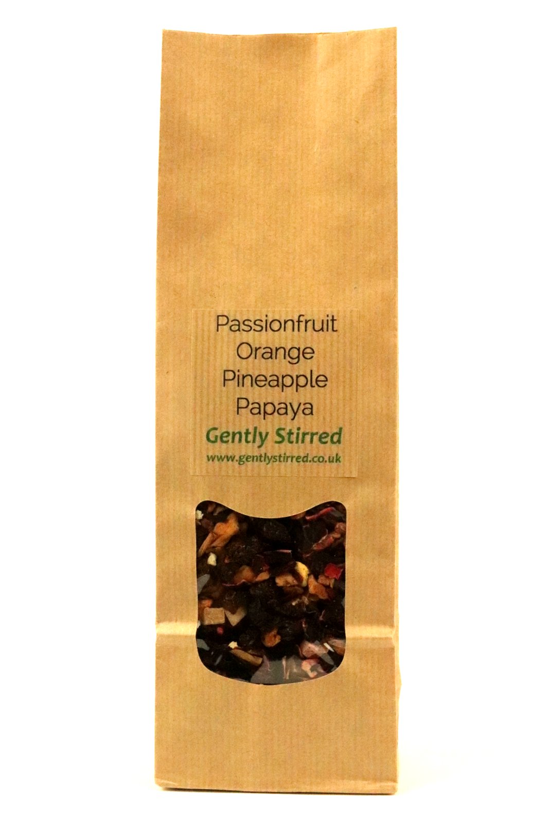 Passionfruit Orange Pineapple Papaya Fruit Infusion Gently Stirred