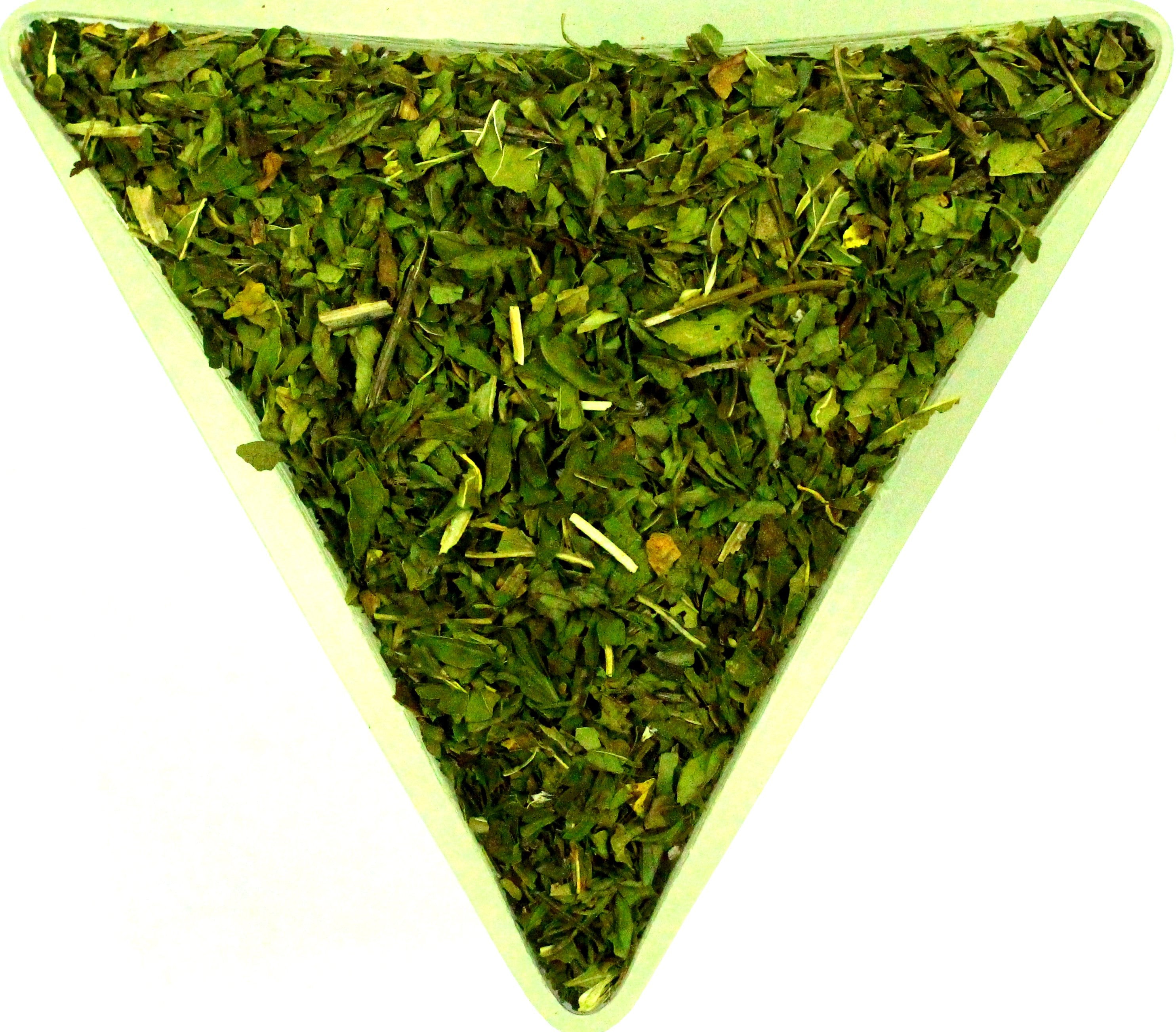 Peppermint Leaf Tea Herbal Infusion Gently Stirred