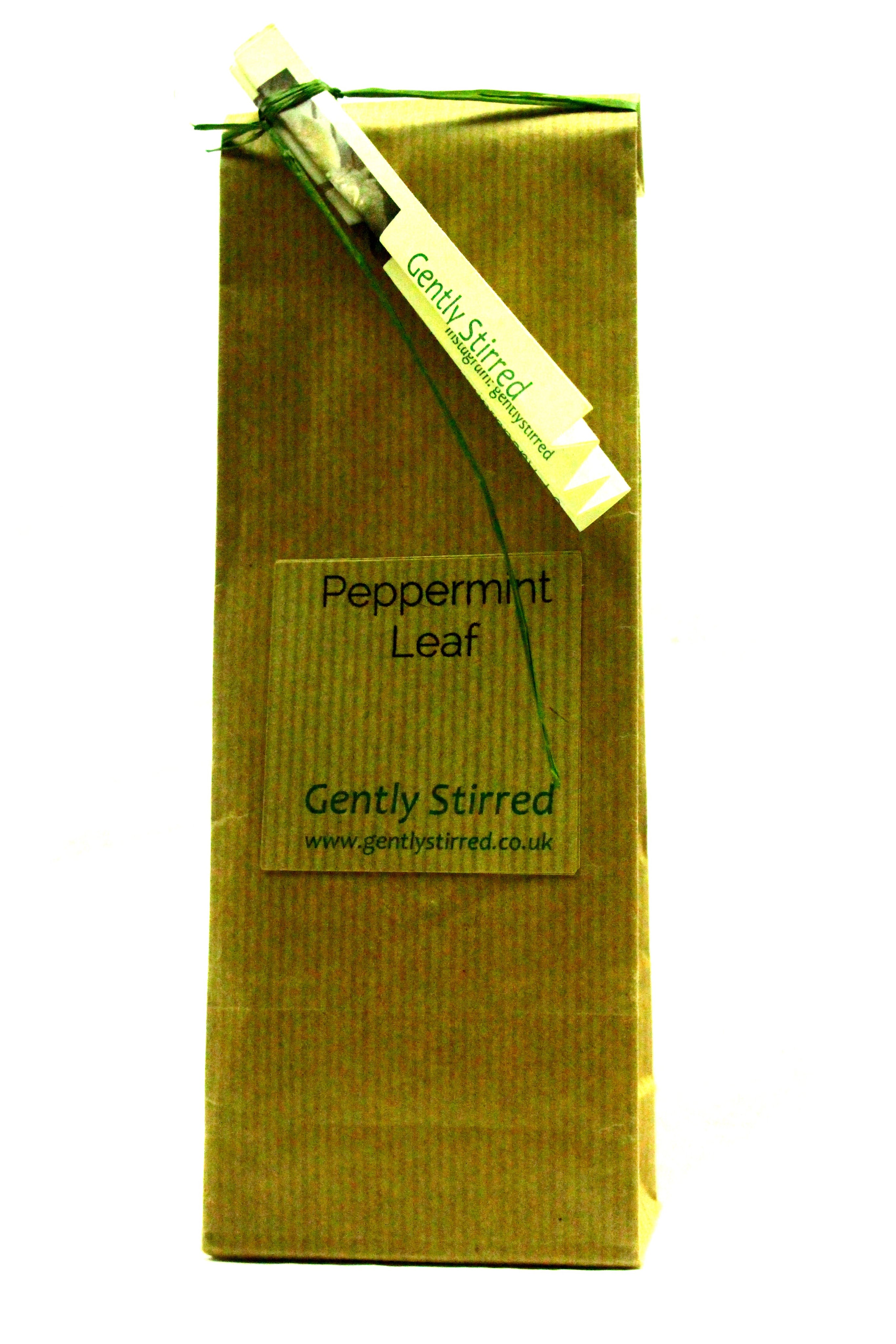 Peppermint Leaf Tea Herbal Infusion Gently Stirred