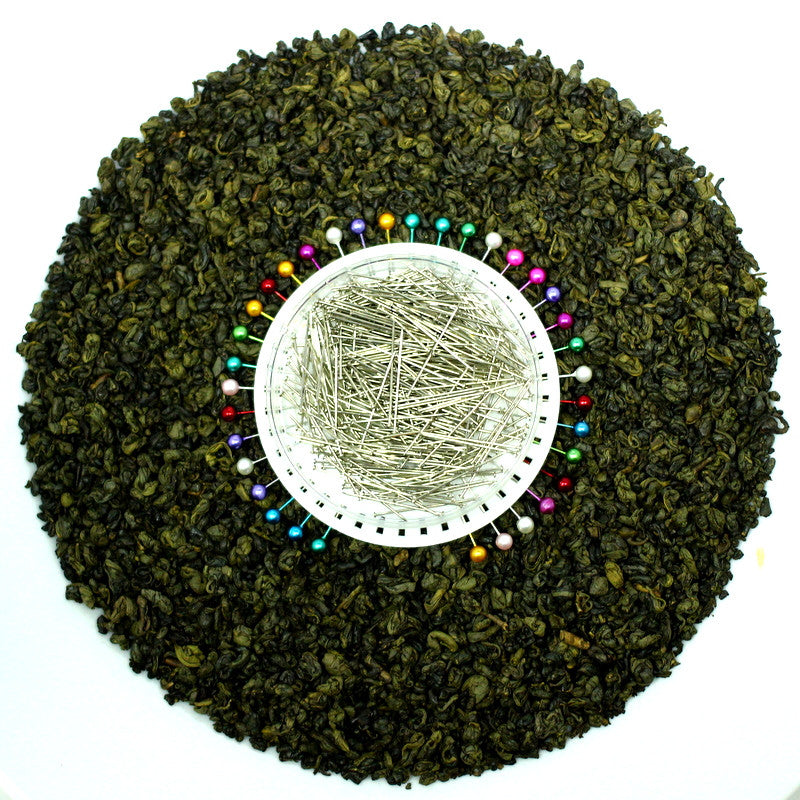 Pingshui Pinhead Gunpowder - Loose Leaf Chinese Green Tea - Healthy-Best Quality - Quite Rare - Gently Stirred