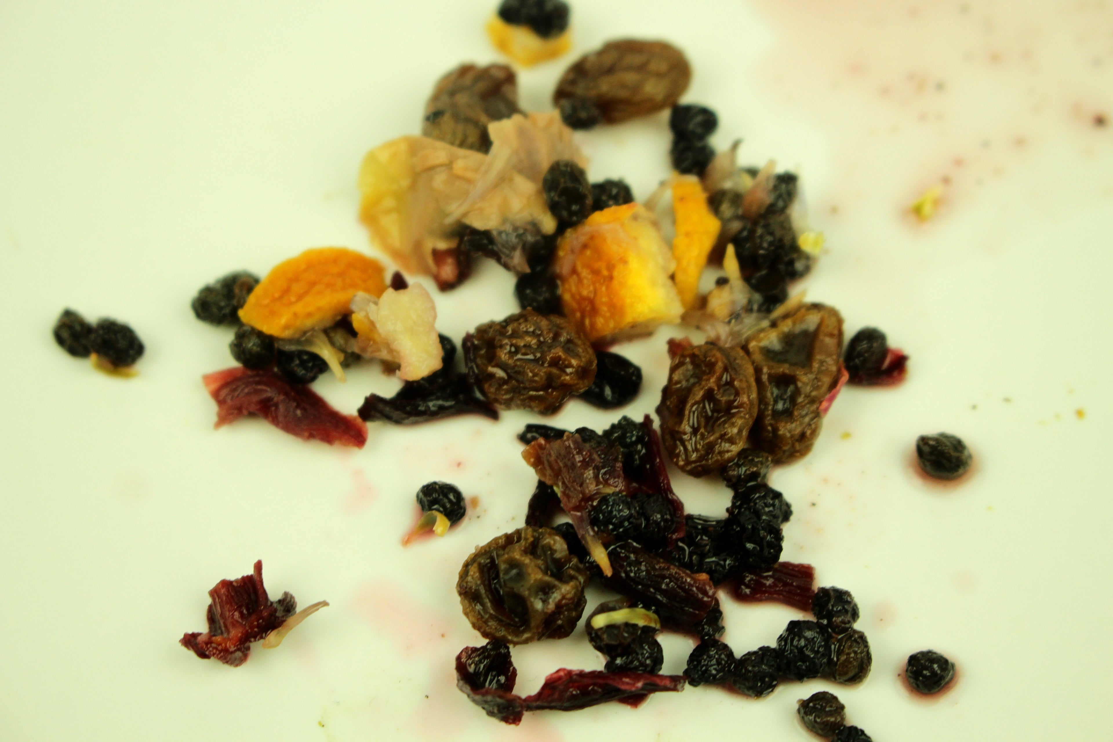 Plum and Elderberry Fruit Infusion Caffeine Free Gently Stirred