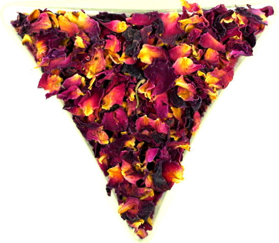 Red Rose Petal Tea Or Tisane High In Antioxidants Vitamin C Healthy Skin And Hair Lovely Smell And Taste Gently Stirred