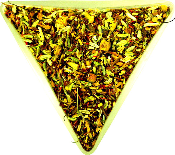 Rooibos And Green Honeybush Organic Relaxation Tea Delightful Aniseed Flavoured Drink Very Healthy Gently Stirred