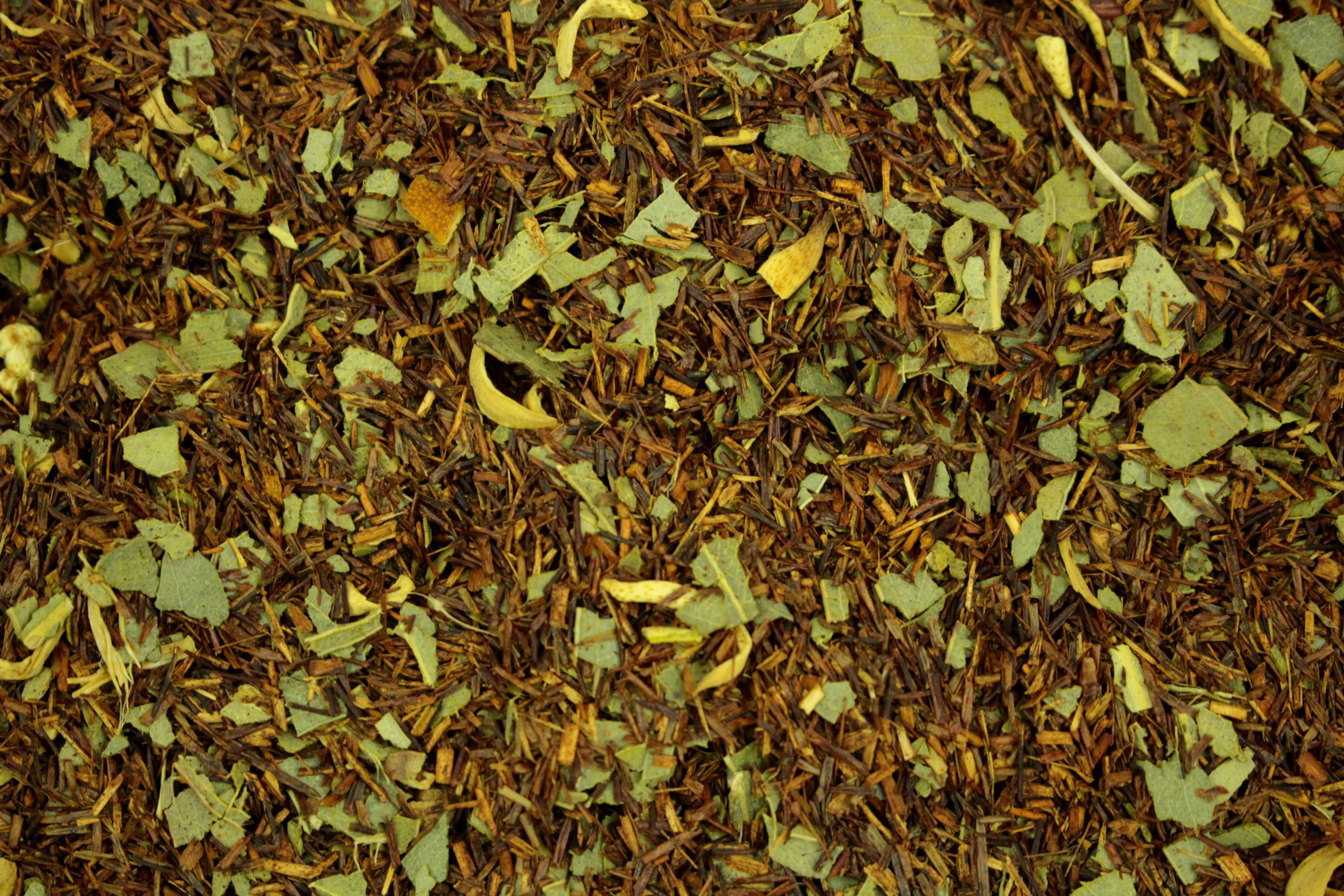 Rooibos Orange Eucalyptus Healthy Caffeine Free Tea Gently Stirred