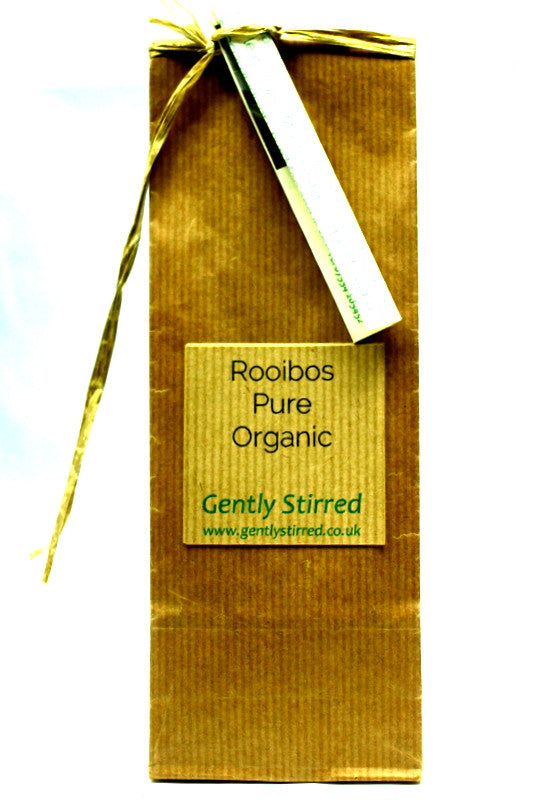 Pure Organic - Rooibos Tea - Tisane High In Antioxidants - Apparently Reduces Aging -  Very Healthy. - Gently Stirred