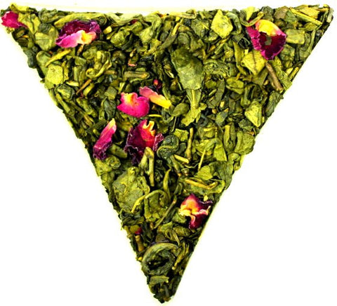 Gunpowder Tea Rose Petal Flavour Green Tea Very Healthy A Lovely Fragrance Gently Stirred