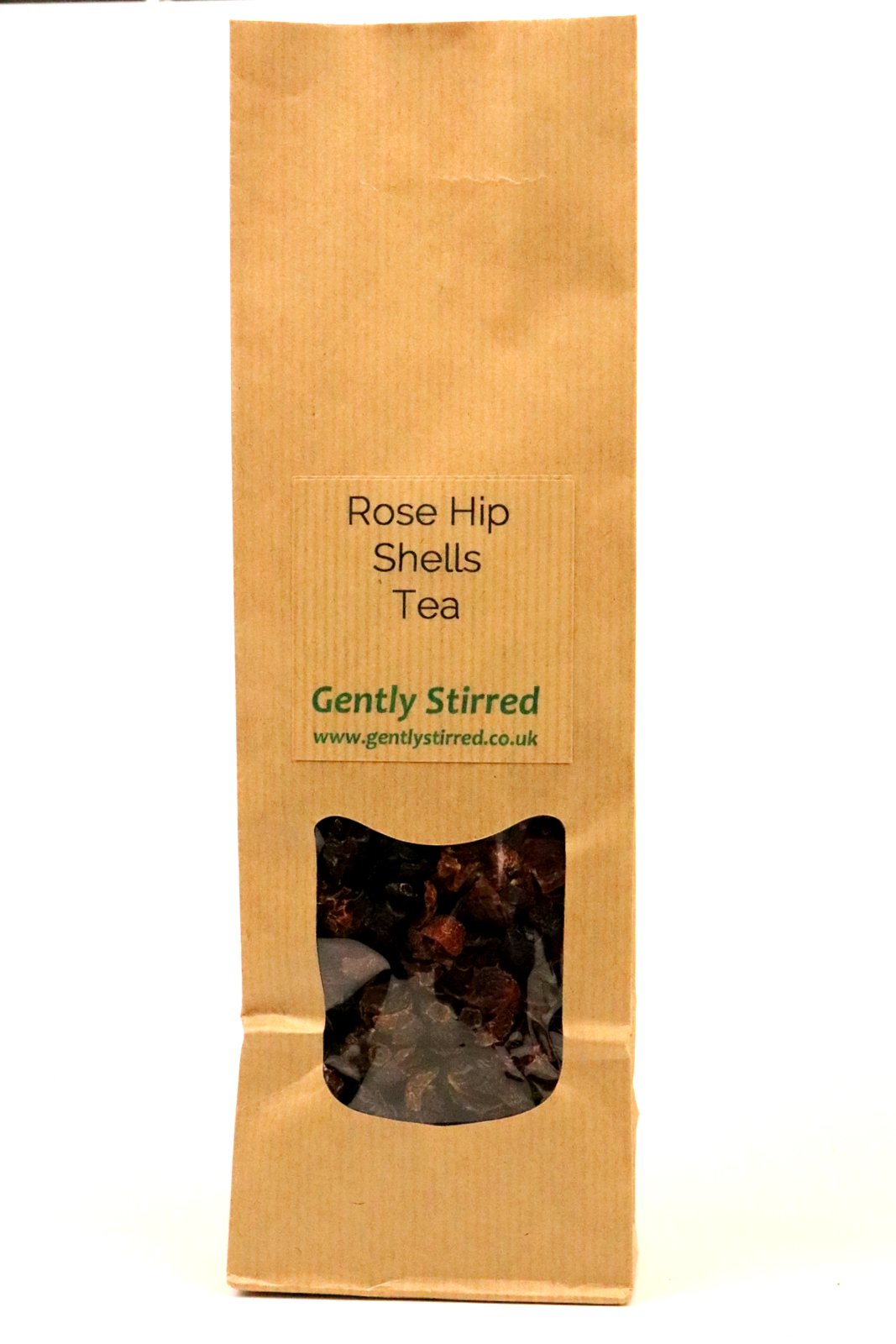 Rose Hip Shells Tea Fruit Infusion Gently Stirred