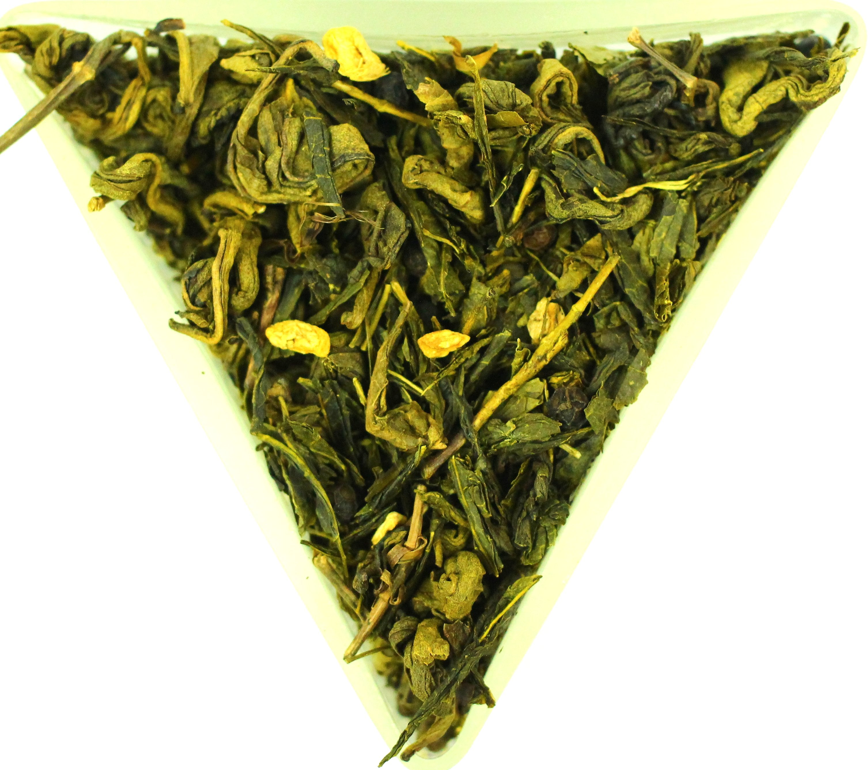 Sencha Ginger Loose Leaf Green Tea Gently Stirred