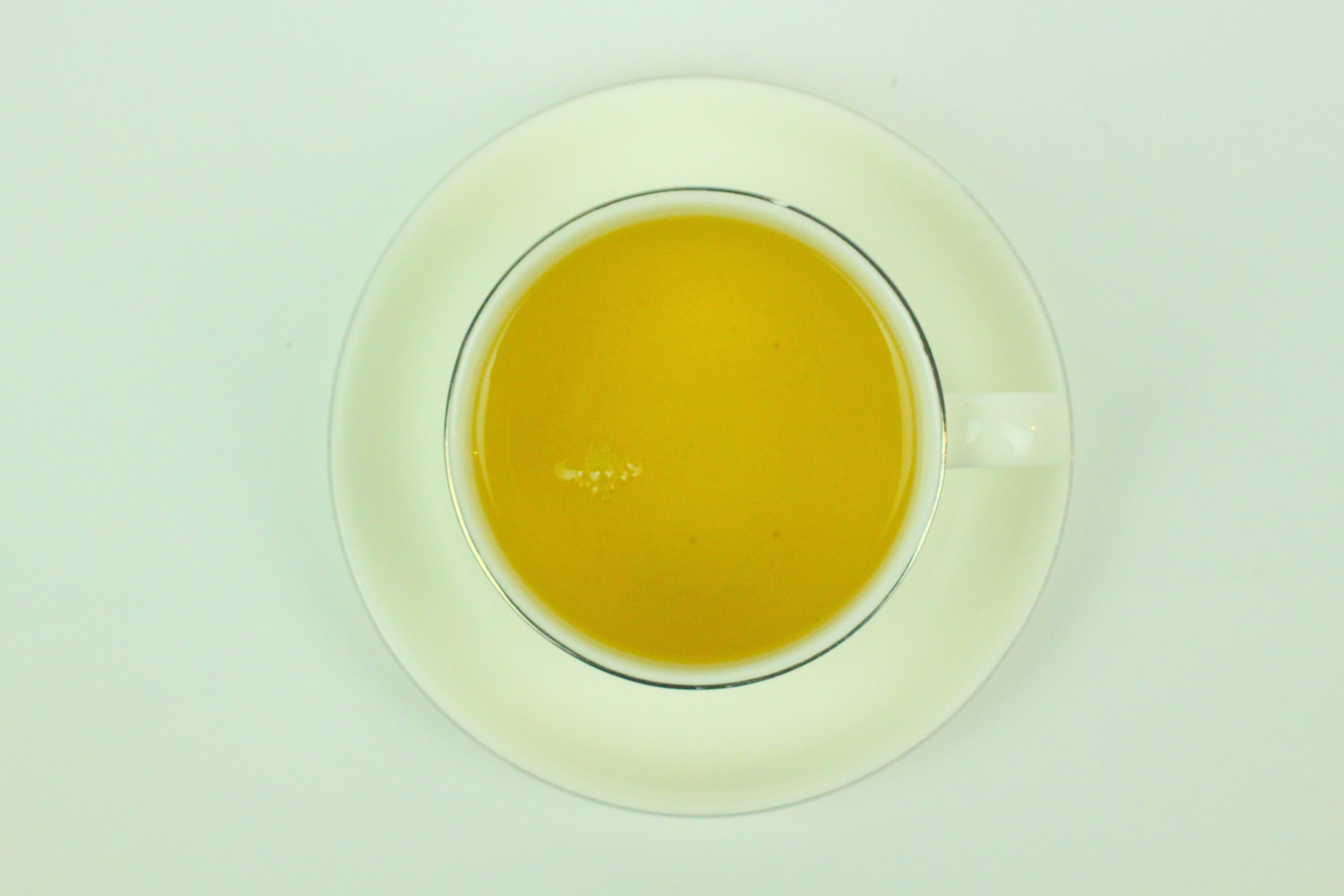 Sencha Ginger Loose Leaf Green Tea Gently Stirred