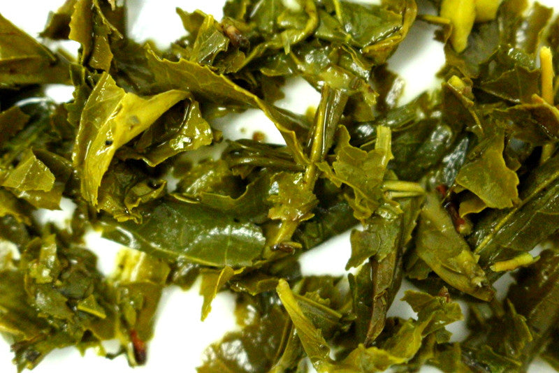 Sencha Japanese Wild Cherry Tea Gently Stirred