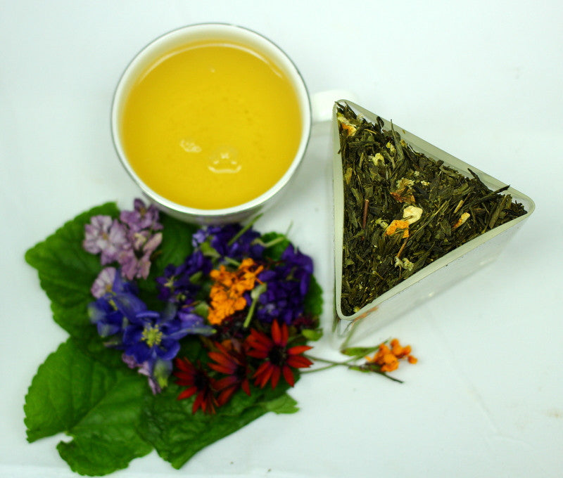 Sencha Spring Melody Green Tea Gently Stirred