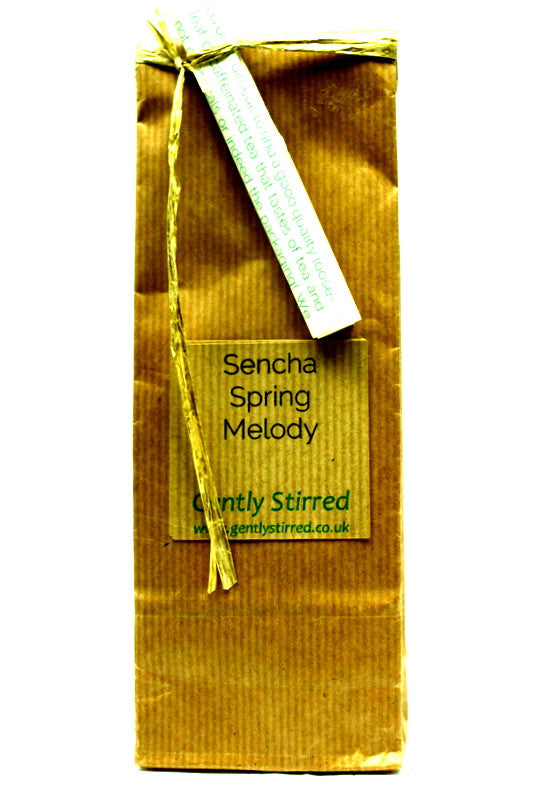 Sencha Spring Melody Green Tea Gently Stirred