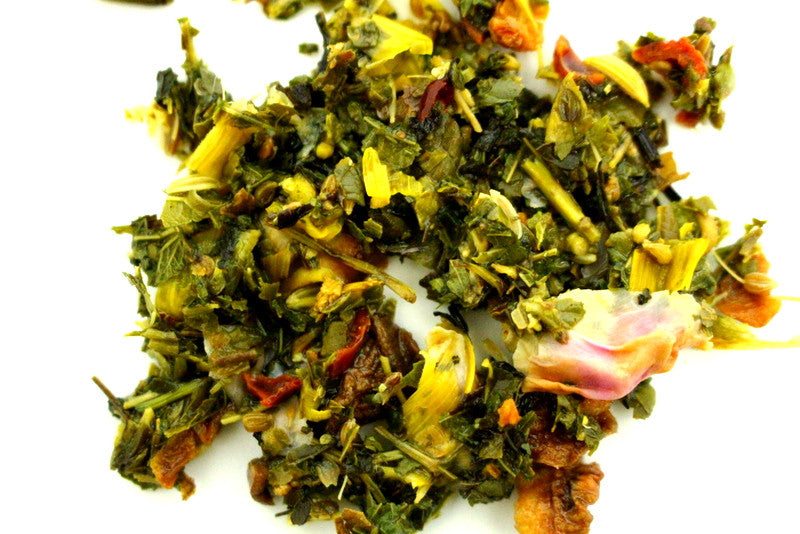 Stormy Weather Herbal Tea Gently Stirred