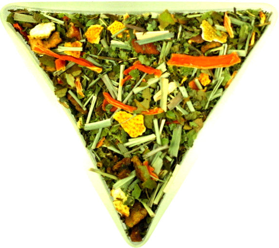 Sweet Melissa Herbal Tea Gently Stirred