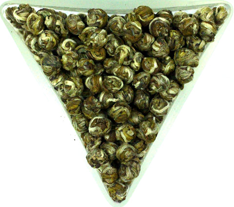 Tai Mu Long Zhu Organic Dragon Pearls White Tea Gently Stirred