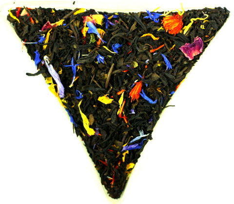 Uki-Uki Flavoured Loose Leaf Black Tea Gently Stirred