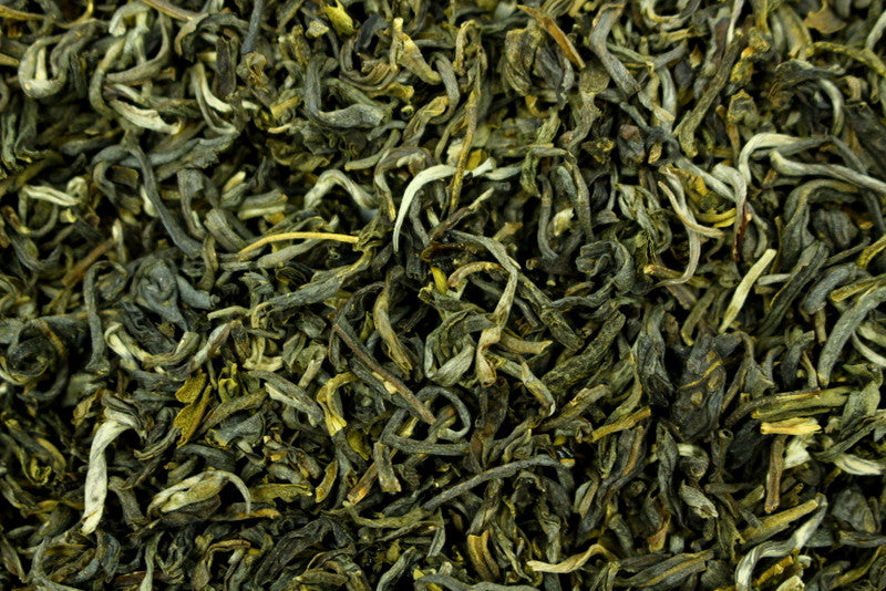 Vietnam Tau Chua-Lai Chau FOP Green Organic Tea Gently Stirred