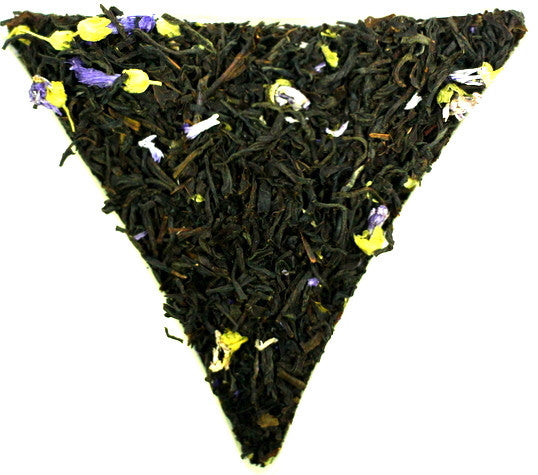 Violet Flower Scented Loose Leaf Tea Gently Stirred