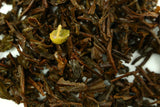 Violet Flower Scented Tea Gently Stirred