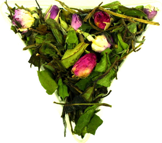 White Peony Pink Rose White Tea Gently Stirred