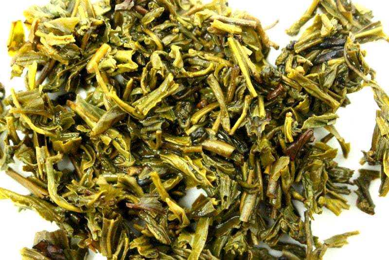 Young Hyson Green Tea Gently Stirred